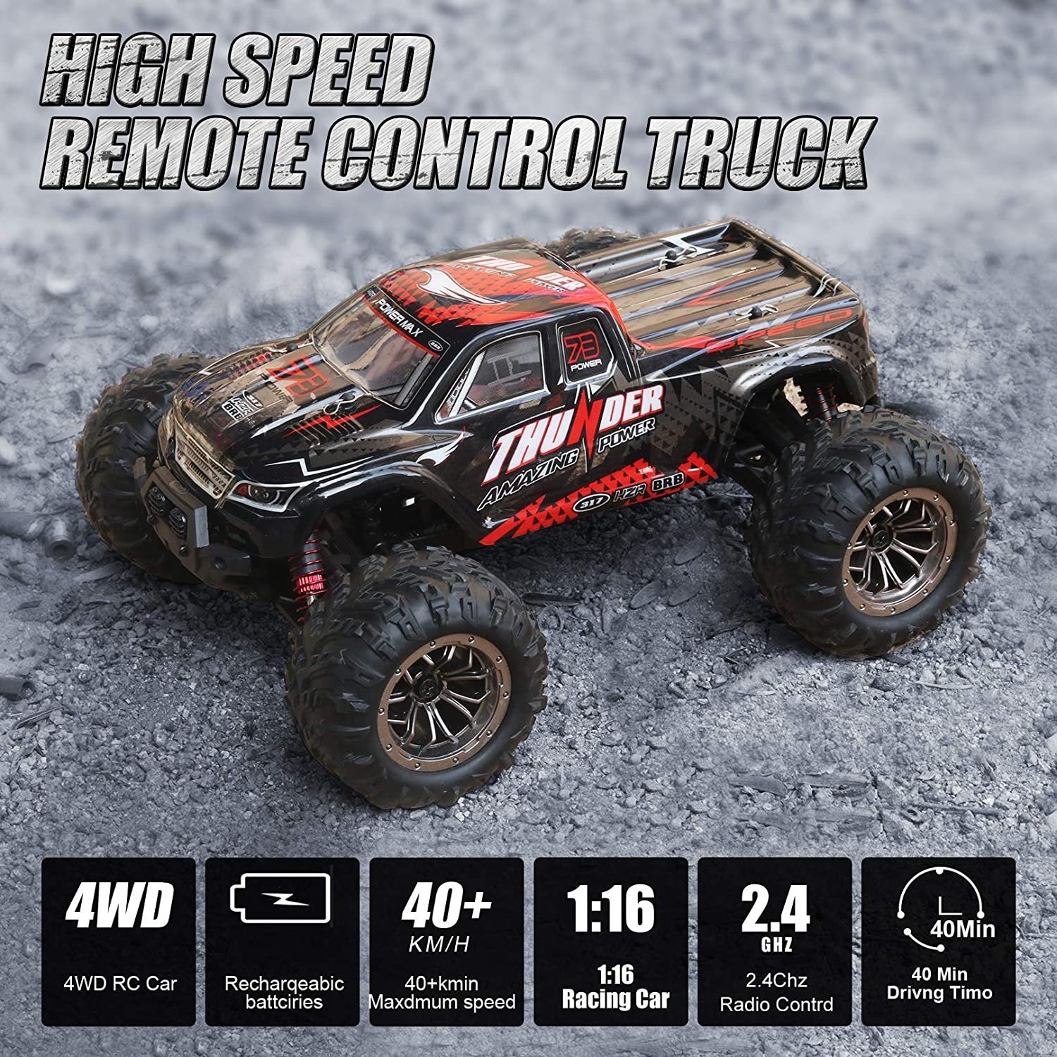 4x4 High Speed Monster Truck - Image 5