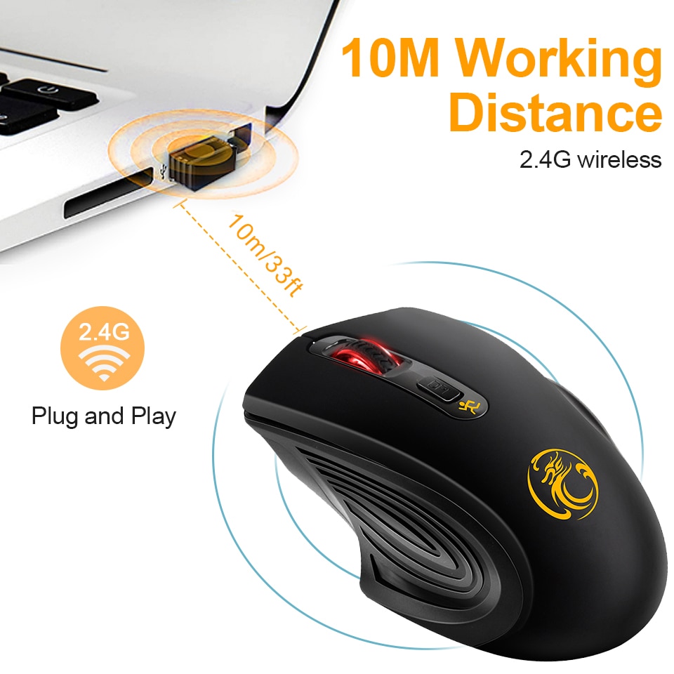 ErgoComfort Wireless Mouse for PC Laptop - Image 13