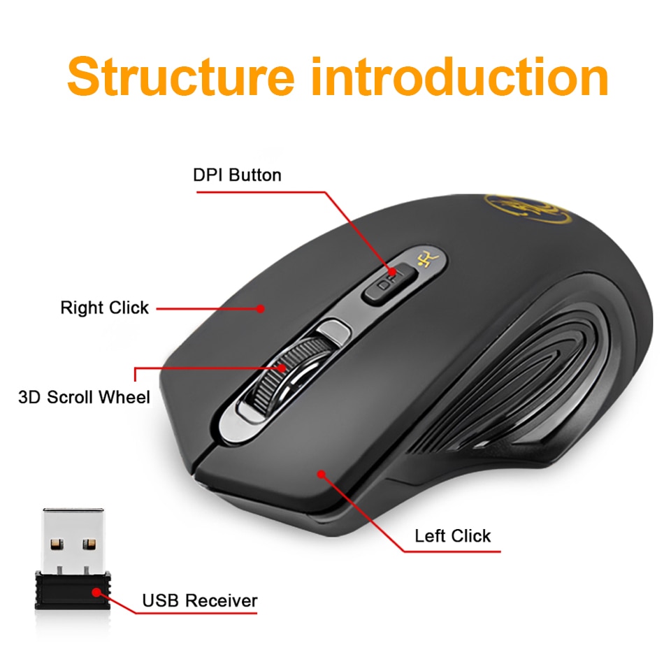 ErgoComfort Wireless Mouse for PC Laptop - Image 6