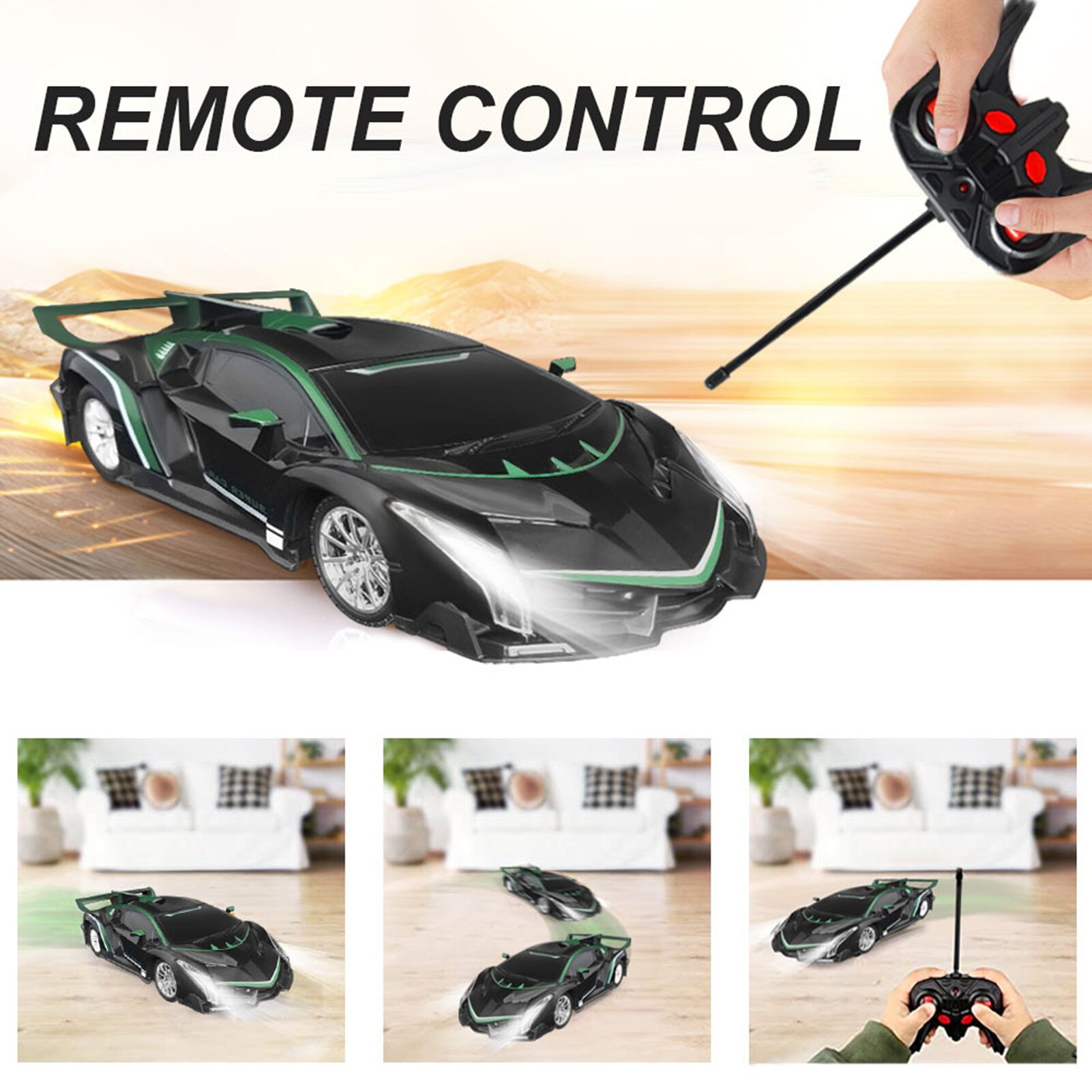 4 Way RC Sports Racing Car - Image 5