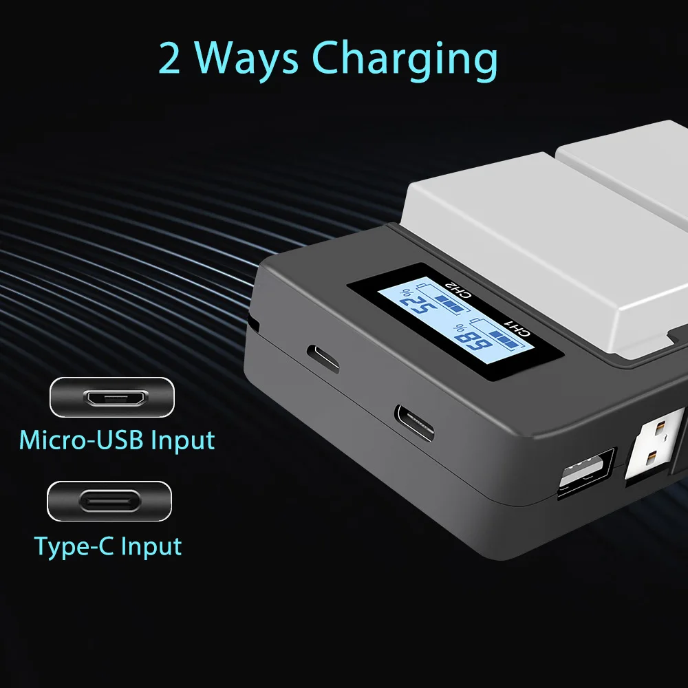 Batterie Battery + LCD Dual Charger - Image 5