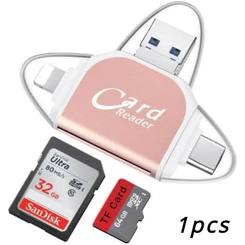 Multi-Port 4 in1 Universal SD TF Card Reader - Image 7