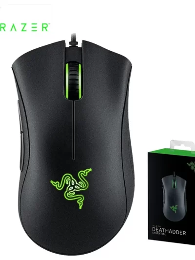 Original Razer DeathAdder Essential Wired Gaming Mouse Mice 6400DPI Optical Sensor 5 Independently Buttons For Laptop PC Gamer