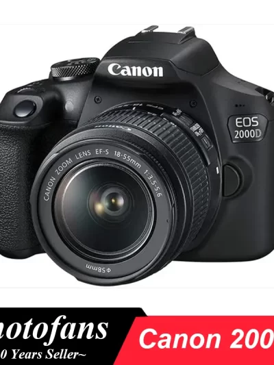 Canon 2000D Rebel T7 DSLR Camera with 18-55mm Lens