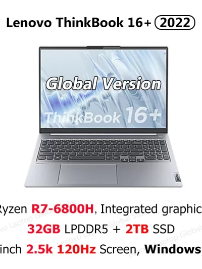 Lenovo ThinkBook 16+ Laptop Ryzen R7 6800H