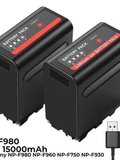 Canon battery with USB charging