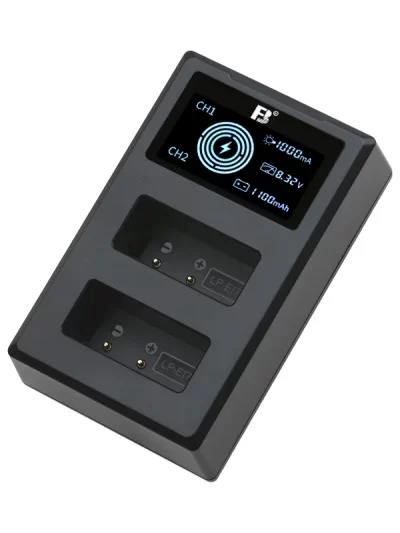 Dual USB Charger for Canon