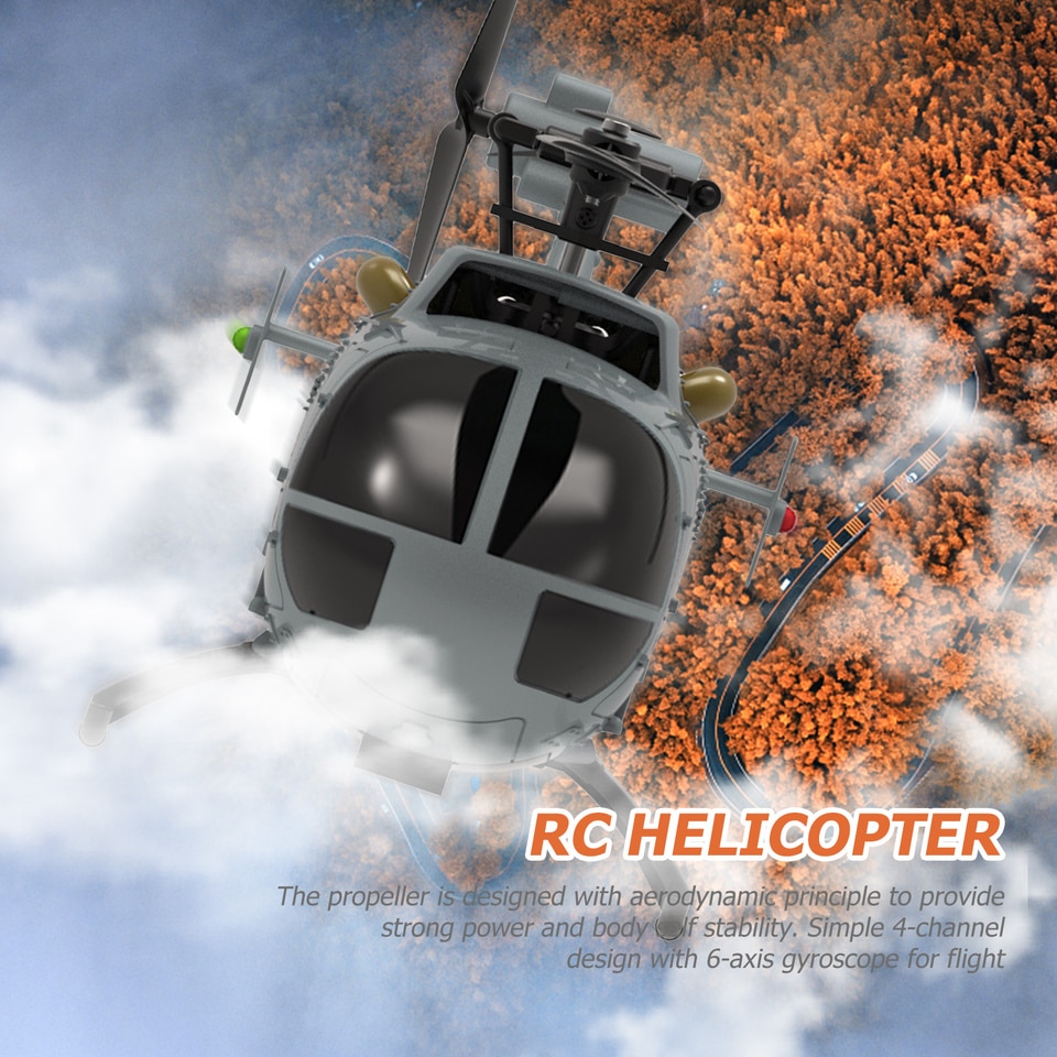 4-Channel LED RC Helicopter, Single Propeller - Image 5