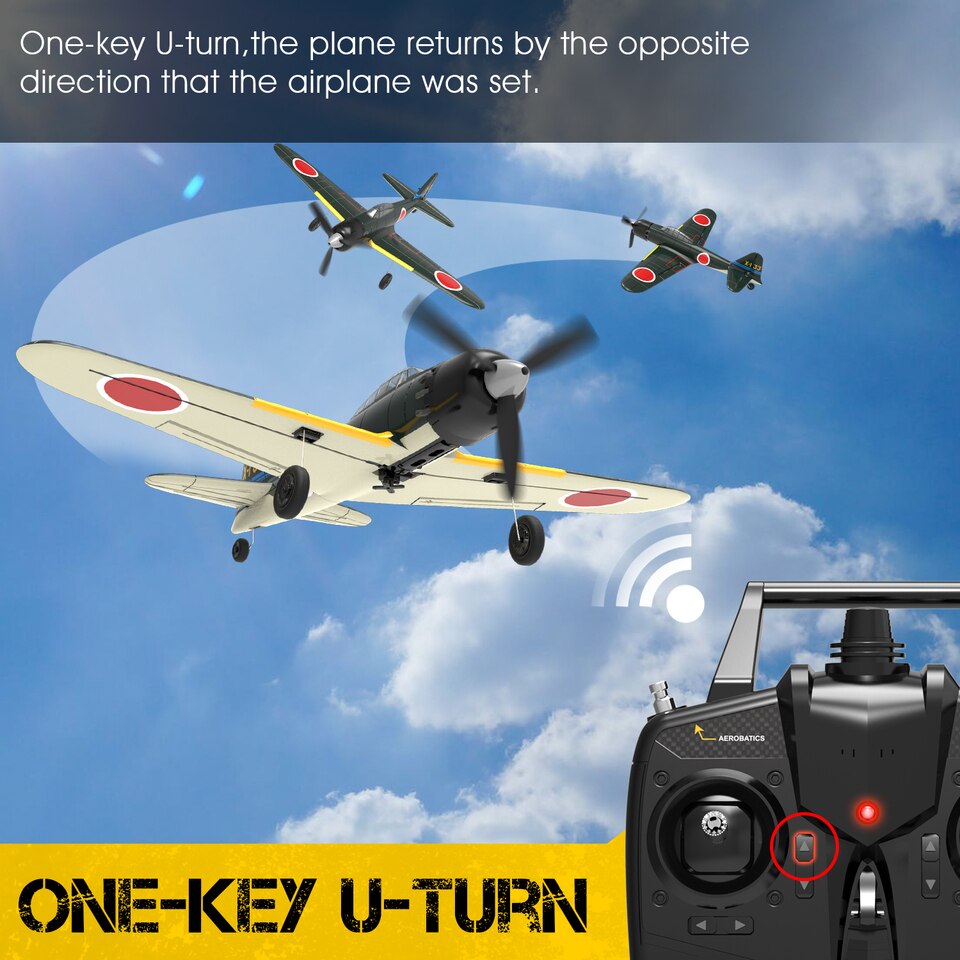 Zero 400mm EPP RC Plane, 2.4G 6-Axis RTF - Image 4