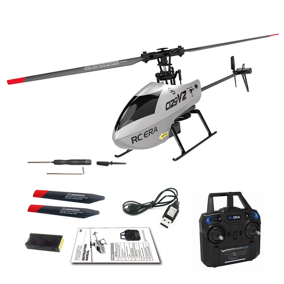6-Axis 4-Ch Stunt RC Helicopter, Altitude Hold