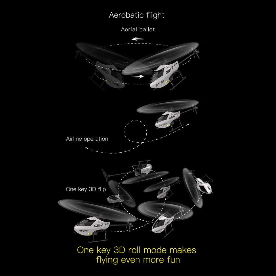 6-Axis 4-Ch Stunt RC Helicopter, Altitude Hold - Image 6