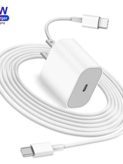 20W PD USB-C Charger: iPhone 13/12 Pro Max, Realme 8/7/6/5/4 GT 2, X, Q3 2, V15, 13/11/5/3/2 X50
