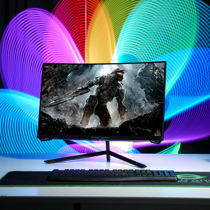 Titan Army 23.6 inch 180Hz Curved 1080P Monitor - Image 2