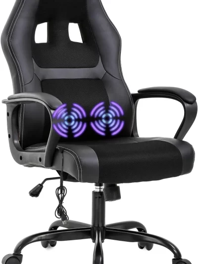 Ergonomic Gaming Chair With Massage Feature
