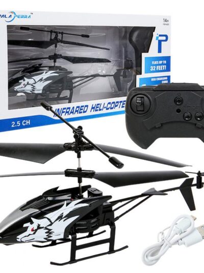 Wireless Remote Control Helicopter Alloy Aircraft Toy Smooth Flight Anti-Collision Children Plane Toys Birthday Gift