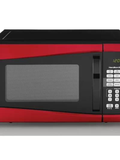 Hamilton Beach 0.9 Cu. ft. 900W Red Microwave