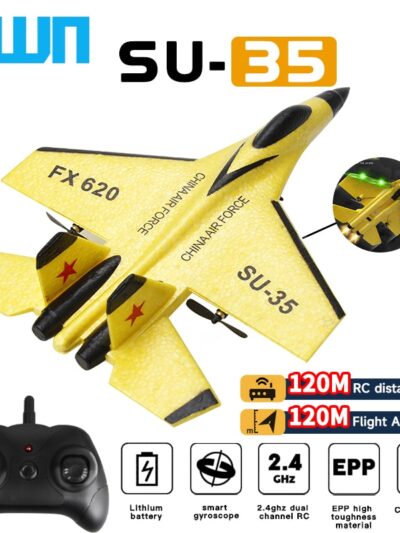 SU35 LED RC Plane, 2.4G EPP Foam Glider