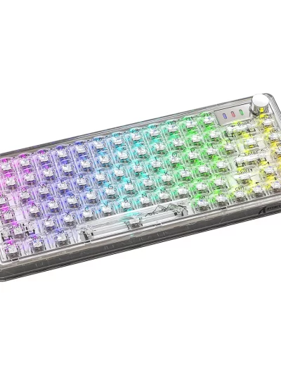 3 Mode 2.4G Transparent Keyboard